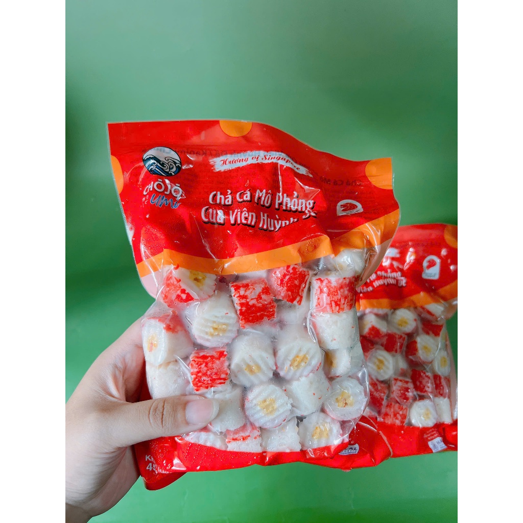 Gói 450g cua viên huỳnh đế Chojo_xiên que, thả lẩu
