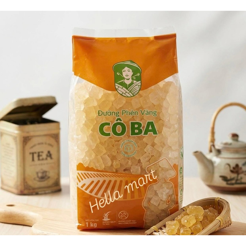 Đường Phèn Coba 1kg - Đường Phèn Vàng