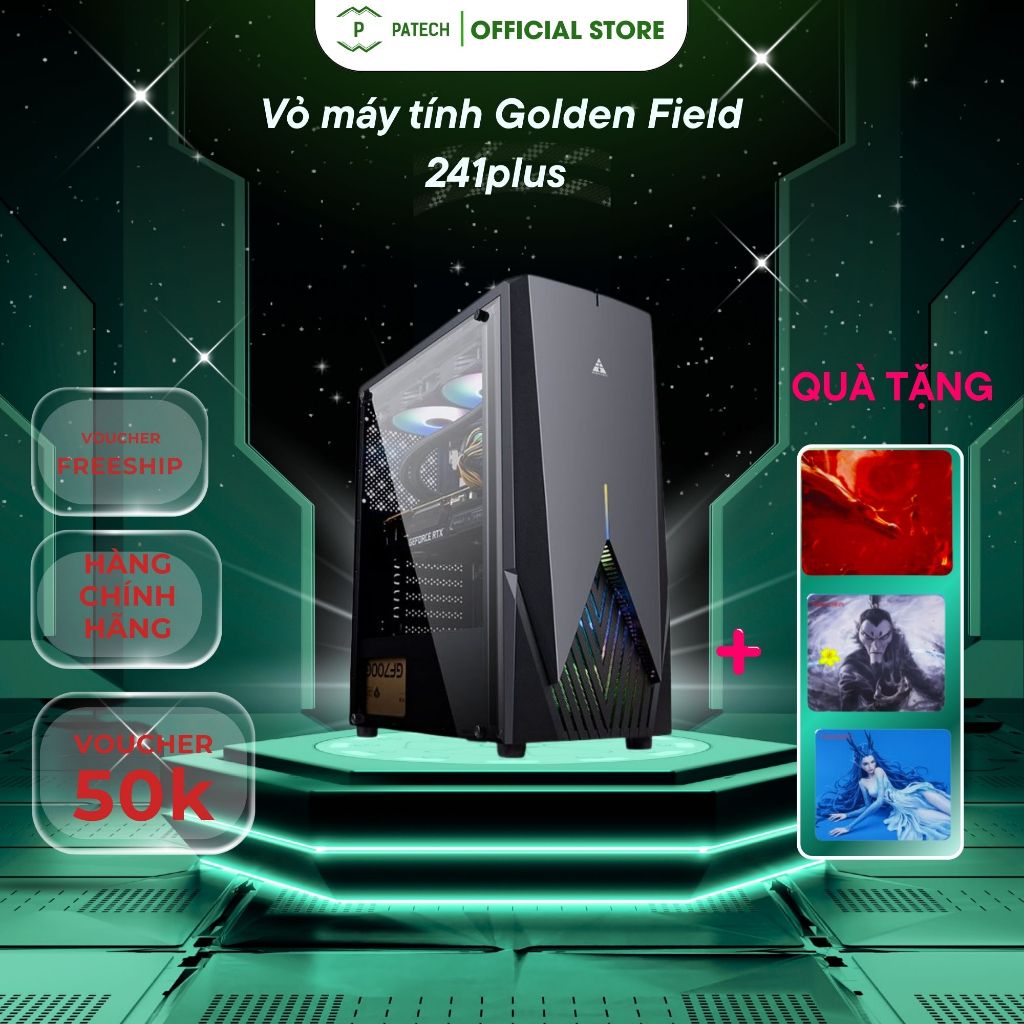 Vỏ máy tính Golden Field 241plus - Hàng chính hãng