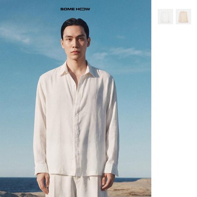 [N] Áo Sơ Mi Relaxed Hid Buttons Vạt Ngang Chất Liệu Lụa Cao Cấp Thoải Mái Sang Trọng, SM0221 SOME HOW STORE