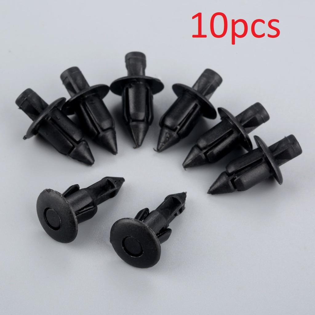 Set 10 Đinh tán nhựa , ốc nhựa 6mm/8mm cho dàn áo xe máy - Chốt vít nở cho ô tô