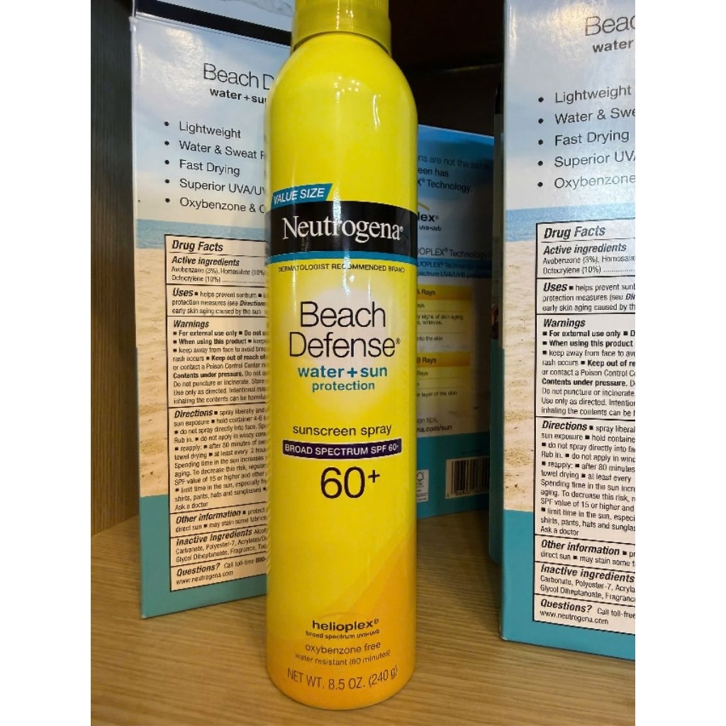 Xịt chống nắng Neutrogena 60+ USA 240g lẻ 1 chai date 09/27