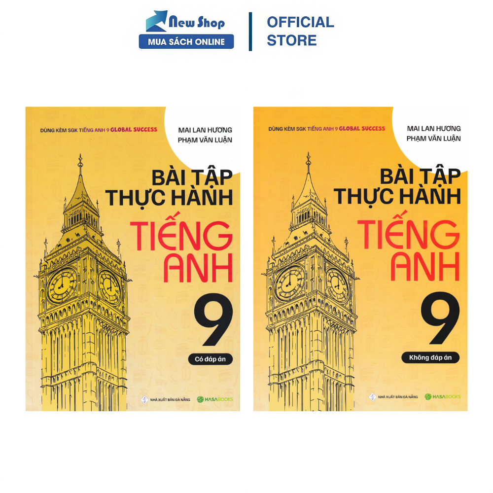 Sách - Bài Tập Thực Hành Tiếng Anh 9 (Dùng Kèm SGK Tiếng Anh 9 Global Success) - HASA