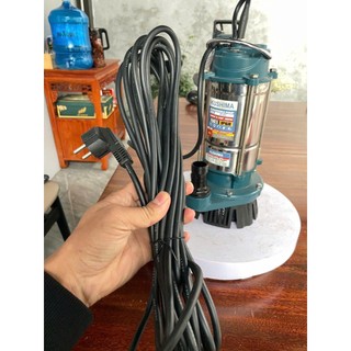 Bơm chìm điện 220V công xuất 380W, dùng bơm bểm bơm giếng, ao hồ, phi chậu, ống ra phi 27, bảo hành 6 tháng