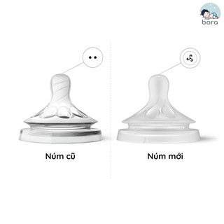 Núm ti Avent Natural cổ rộng [Đủ size 0-6]