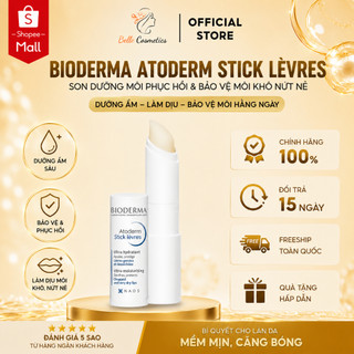 Son dưỡng Bioderma Atoderm Stick Levres - 4g dưỡng môi khô nứt nẻ và tổn thương một cách sinh học