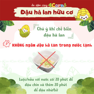 Đậu hà lan hữu cơ Markal - Cho bé 6m+