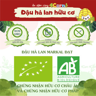 Đậu hà lan hữu cơ Markal - Cho bé 6m+