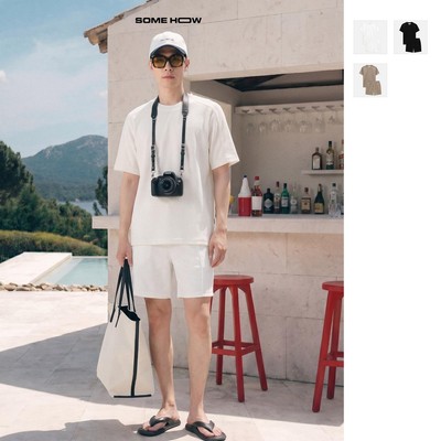 [N] Set Áo Thun Short Waves Block Inno V2 Vải Cotton PL Spandex Thoải Mái Thoáng Mát Năng Động, SB0062 SOME HOW STORE