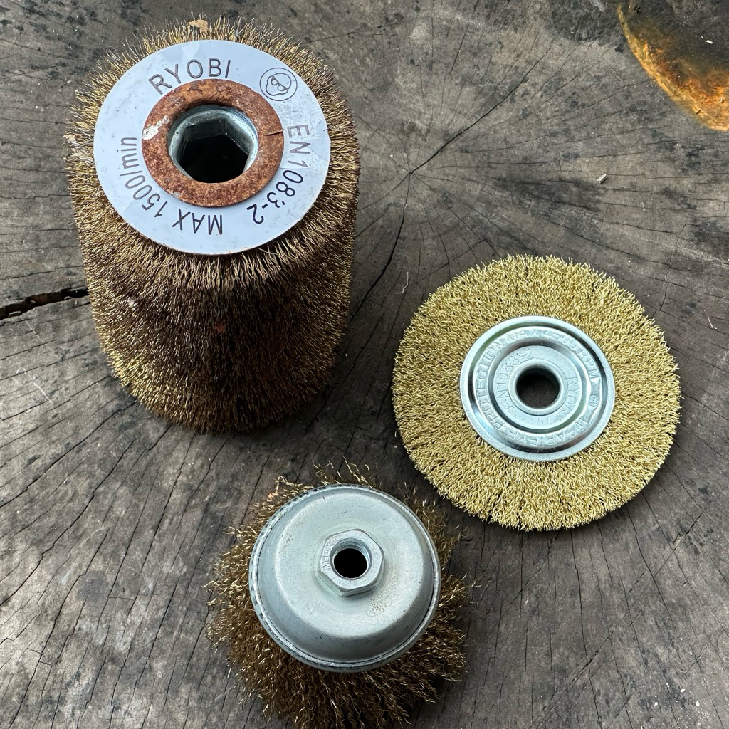 Chén Cước Đánh Rỉ Ryobi Chính Hãng - Bánh Cước, Quả Lô Cước Đánh Bóng, Tẩy Rỉ Sét Cho Máy Mài