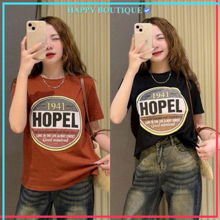 [40~60kg] Áo Thun Thái Nữ Cotton 100%Form Vừa [Mã A20], Phong Cách, Cá Tính, Độc Đáo [HOPEL]
