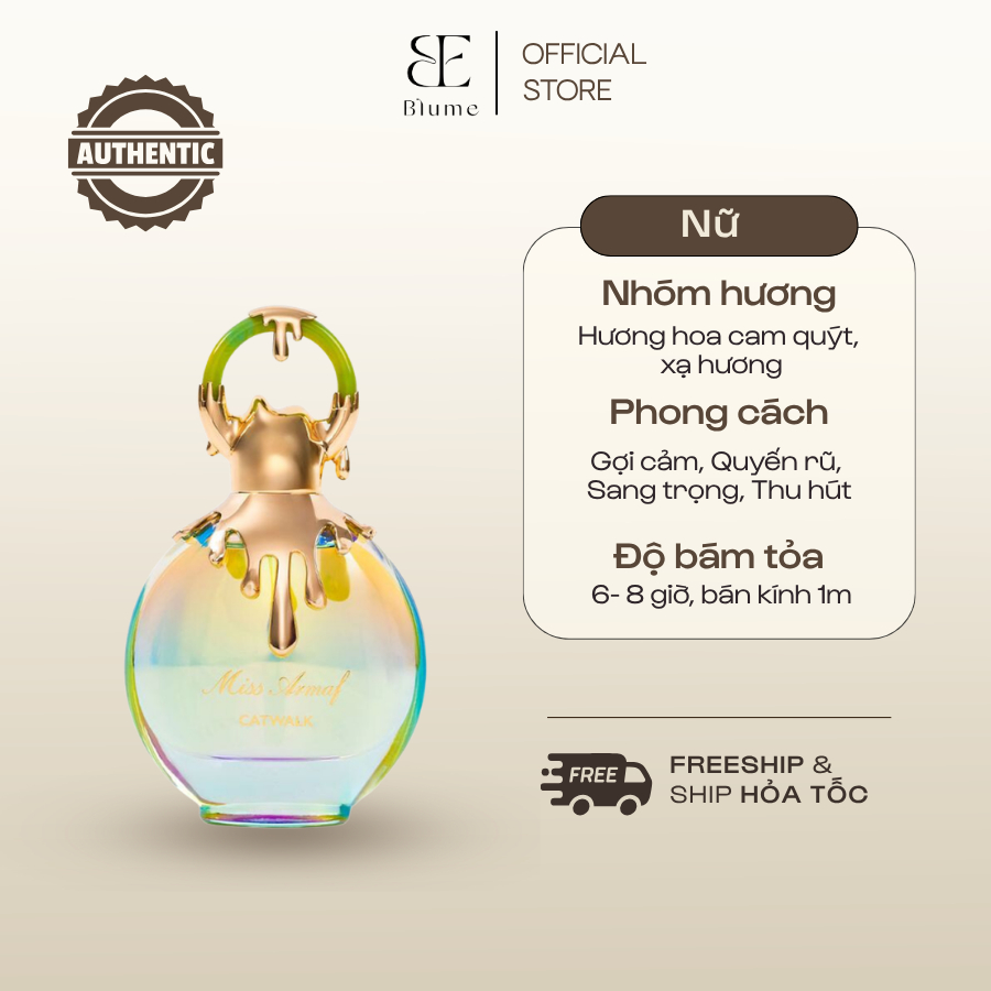[ Mẫu Thử 10ML ] Nước hoa Nữ Miss Catwalk mùi sang trọng - Blume Tiệm Nước Hoa