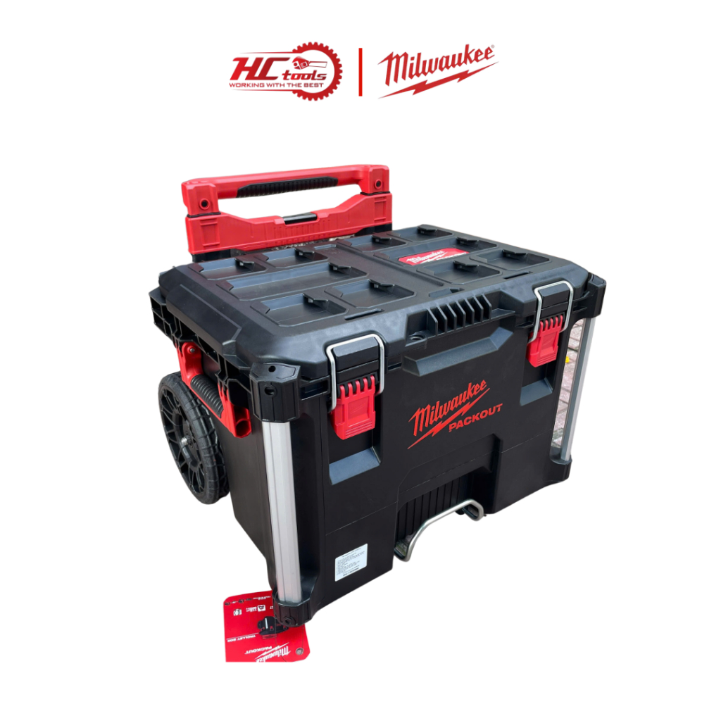 Thùng Đựng Dụng Cụ Có Bánh Xe Milwaukee PACKOUT 48-22-8427 (4932464078) Màu Đen - HCTools VN