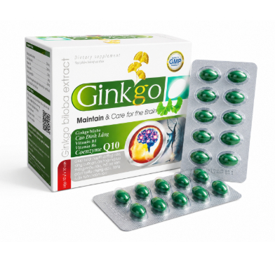 Ginkgo Biloba 240mg  Bổ Sung Dưỡng Chất Cho Não, hoạt huyết dưỡng não viên