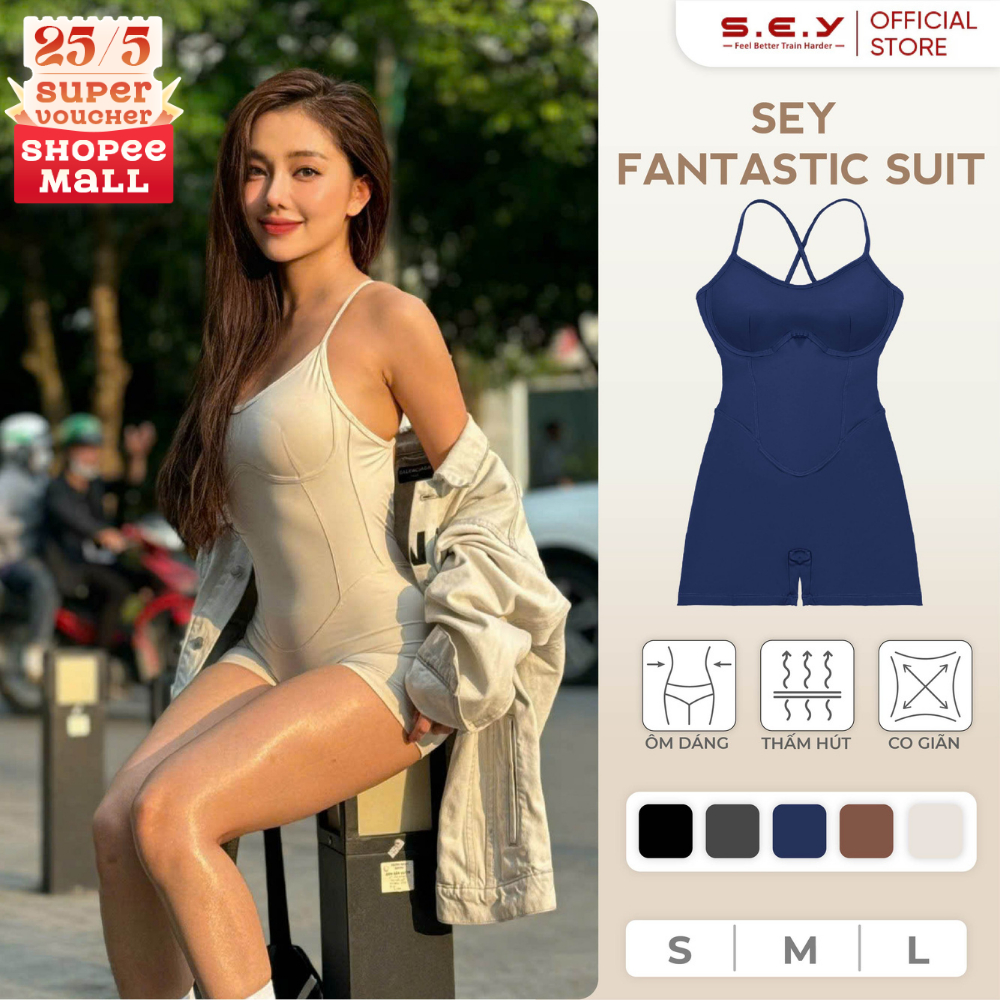 Đồ tập gym nữ SEY FANTASTIC SUIT, Đồ tập Yoga nữ cao cấp, Jum tập yoga tôn dáng co giãn 4 chiều | BigBuy360 - bigbuy360.vn