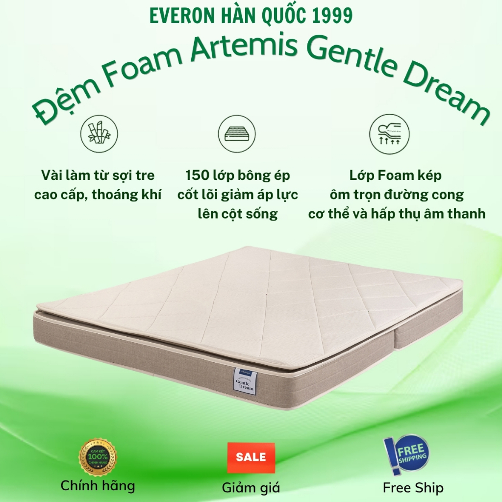 Đệm foam Artemis Gentle Dream Everon