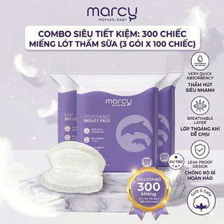 Combo 300 Miếng Lót Thấm Sữa MARCY