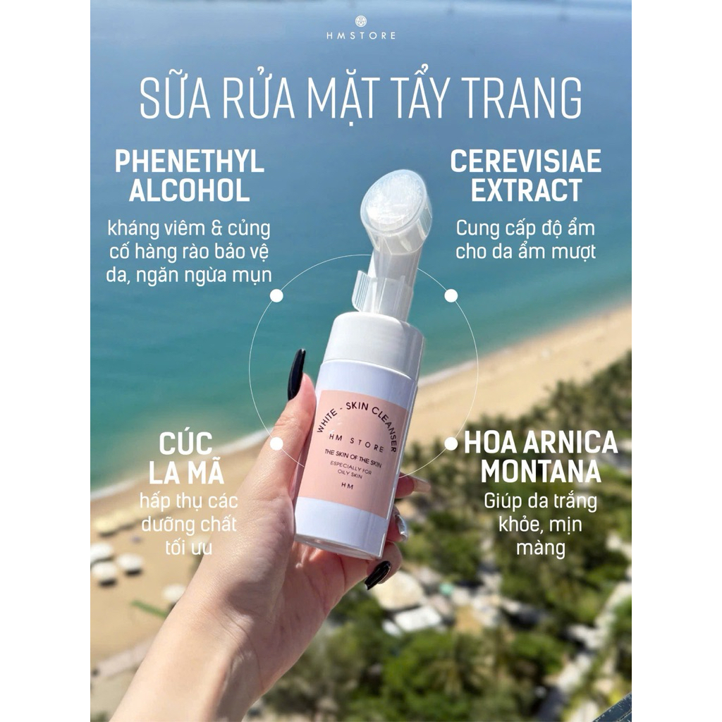 SỮA RỮA MẶT TẨY TRANG HM STORE