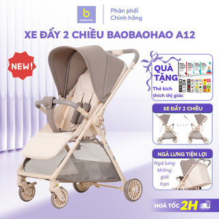[NEW 2026] Xe Đẩy 2 Chiều Thông Minh Cho Bé Baobaohao A12, Xe Đẩy Cao Cấp Gấp Siêu Gọn Ultra Slim