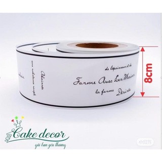 Cuộn Mica bọc thành bánh Mousse ( Nhiều mẫu )