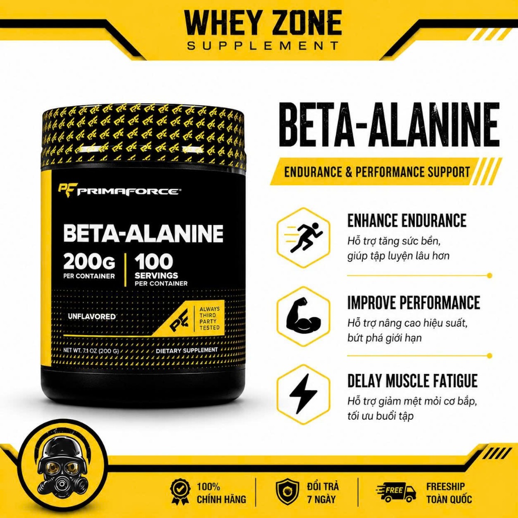 Primaforce Beta Alanine Cho Gym
