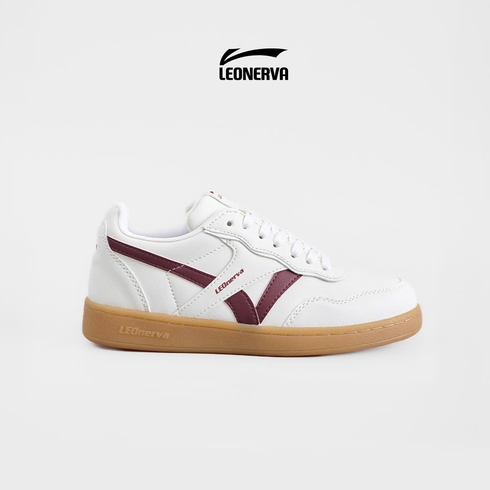 Giày Thể Thao Sneaker Unisex LEOnerva 808 VS2 - Vạch Đỏ Đế Kếp - bản Nâng Cấp - Đi Đúng Size