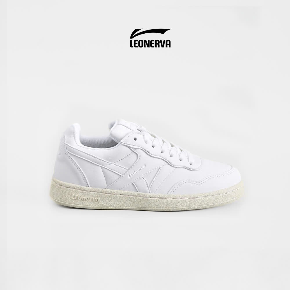 Giày Thể Thao Sneaker Unisex LEONERVA 808 VS2 - Trắng Full - bản Nâng Cấp - Đi Đúng Size