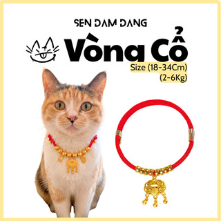 Vòng Cổ Dây Đỏ Cho Mèo 18-28cm & 28-34cm