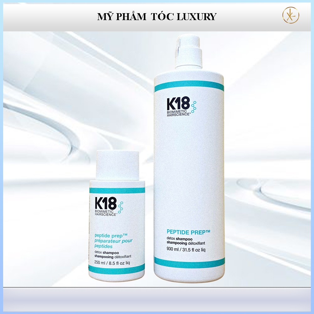 Dầu gội làm sạch sâu detox tóc K18 Biomimetic Hairscience Detox 250ml/930ml