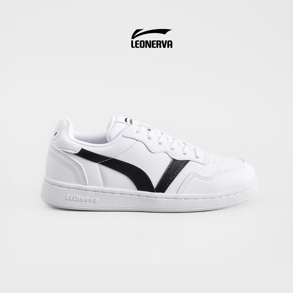 Giày Sneaker Unisex Leonerva 808 VS1 - Trắng Vạch Đen
