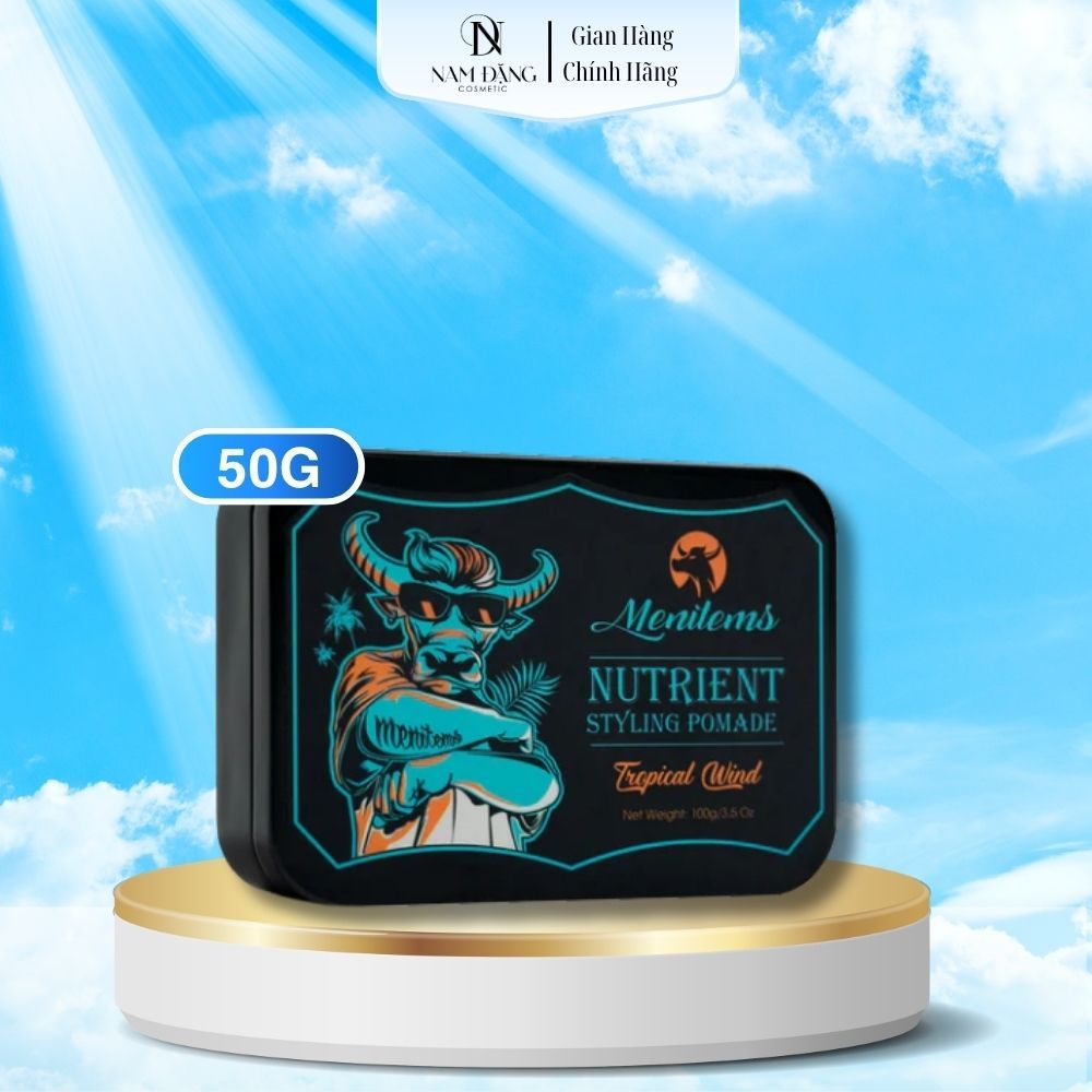 Sáp vuốt tóc Menitems Tropical Wind Trâu Xanh 50g-100g