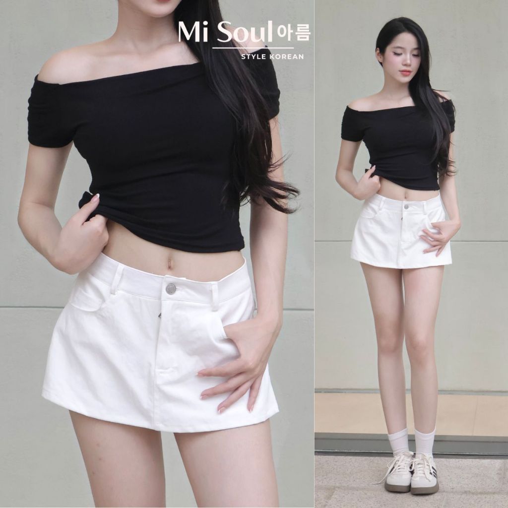 Quần Giả Váy Kaki Dáng Ngắn Có Lót Sexy, Chân Váy Lót Quần Tà Váy Ngoài Cá Tính MiSoul 565 | BigBuy360 - bigbuy360.vn