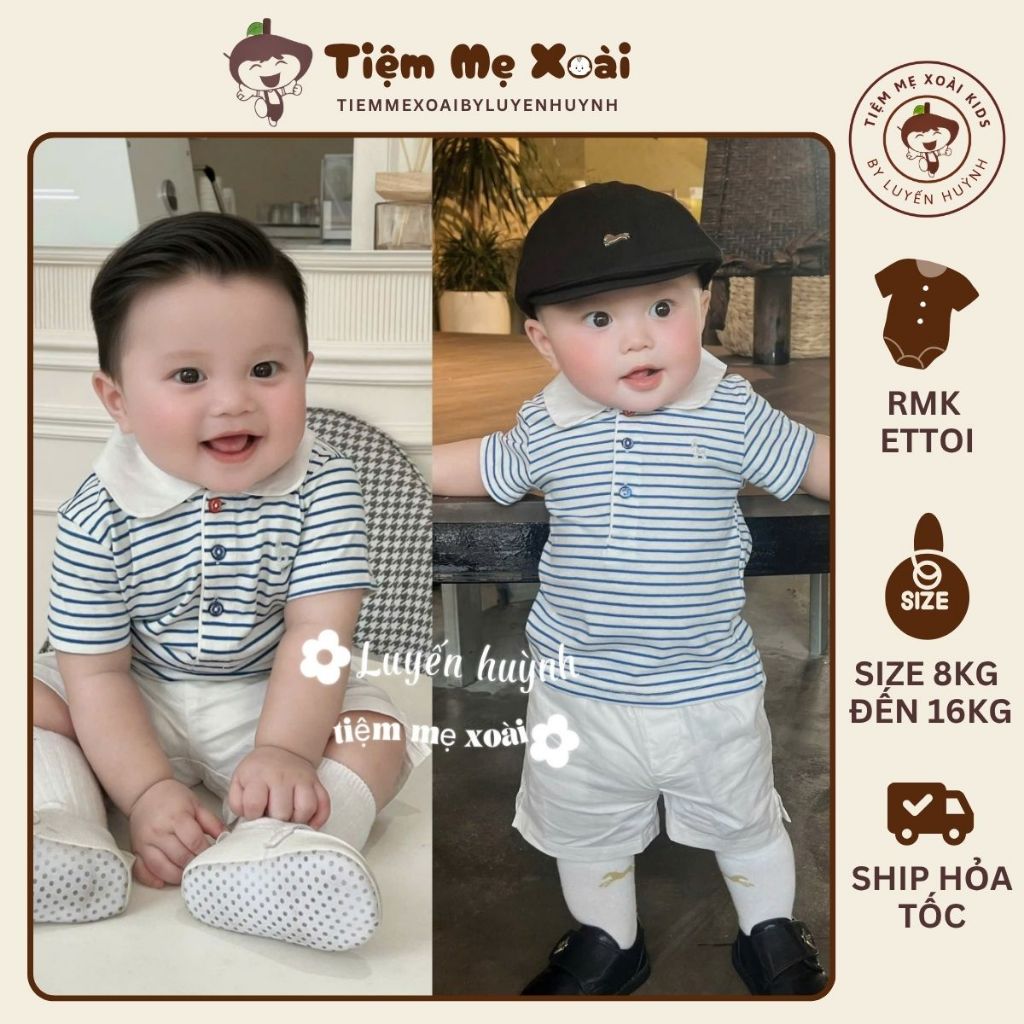 Set rmk ETTOI sọc xanh New collection Ettoi rmk 2026
