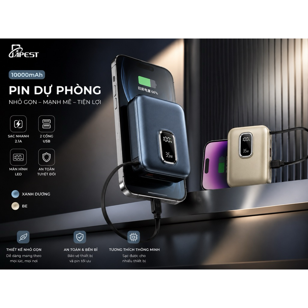 Sạc dự phòng AP-Q35 (10S1)