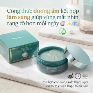 Mặt Nạ Mắt JMSOLUTION Ngọc Trai Marine Luminous Pearl Deep Moisture Eye Patch Cấp Ẩm Dưỡng Trắng