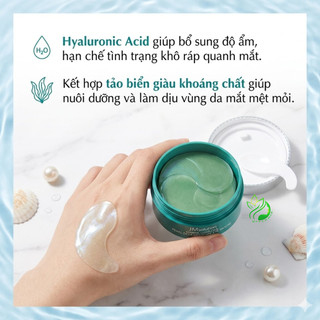 Mặt Nạ Mắt JMSOLUTION Ngọc Trai Marine Luminous Pearl Deep Moisture Eye Patch Cấp Ẩm Dưỡng Trắng