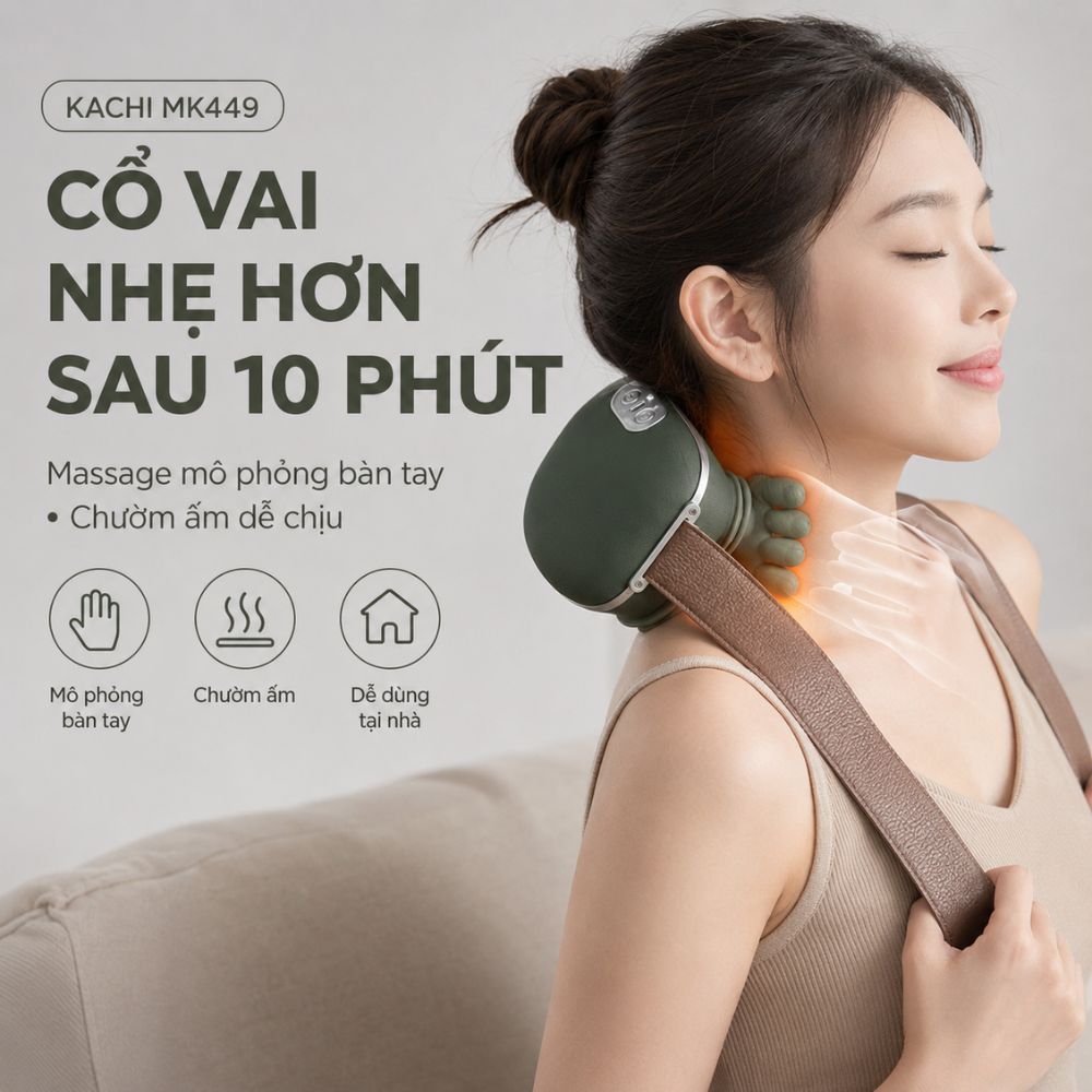 Máy Massage Cổ Vai Gáy Kachi MK449
