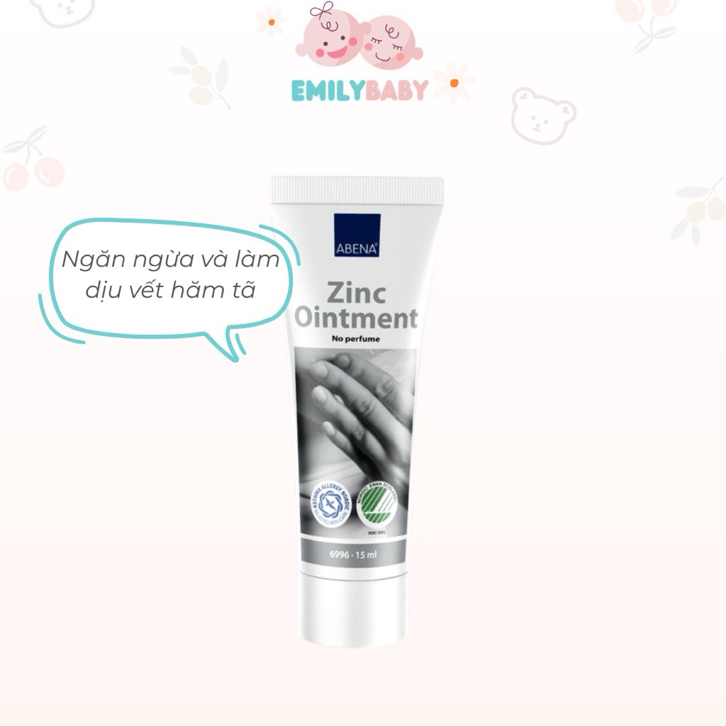 Kem chống hăm ABENA Zinc Ointment 15ml
