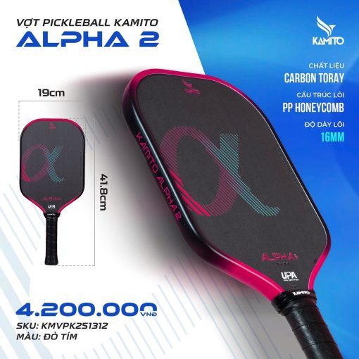 Vợt Pickleball Kamito Alpha 2
