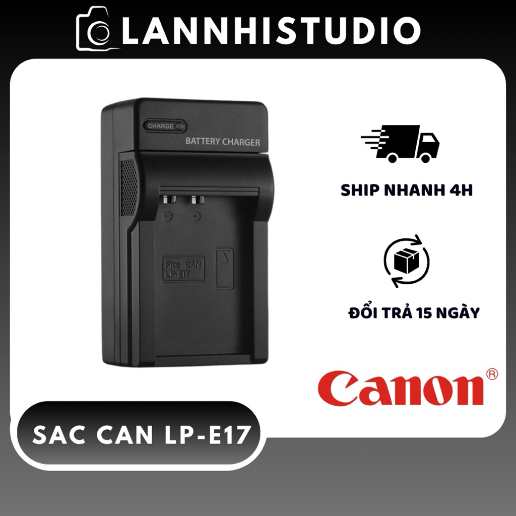 Combo Sạc / Pin Canon LP-E17 1500mAh Cho EOS 750D 800D 77D 200D M3 M5 M6 Pin Máy Ảnh [HOẢ TỐC]