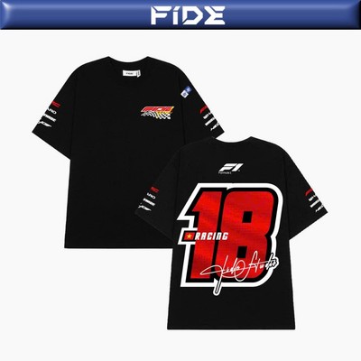 Áo thun FIDE Racing Streetwear unisex form rộng local brand nam nữ cổ tròn oversize - AT299