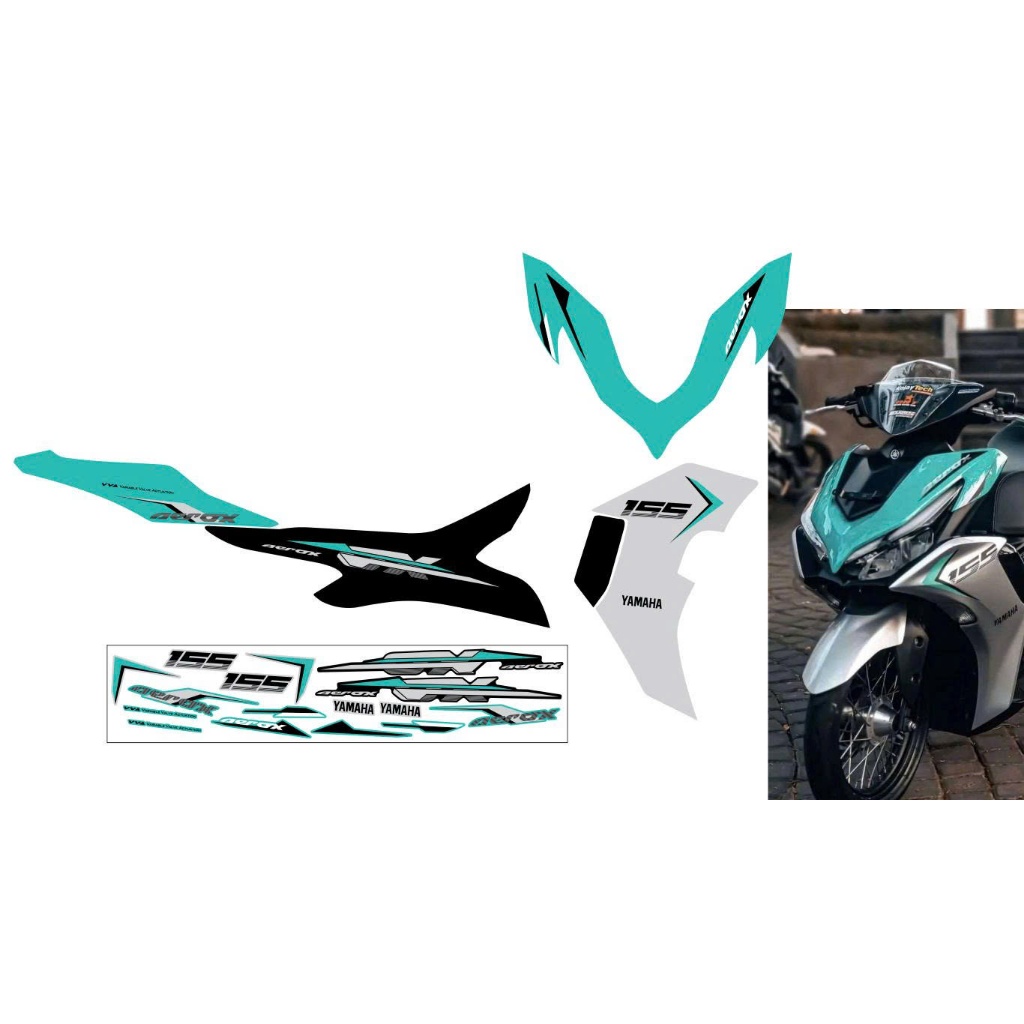 TEM NVX V2 MẪU THIẾT KẾ CHỈ XANH NGỌC BẠC ĐẸP MẮT
