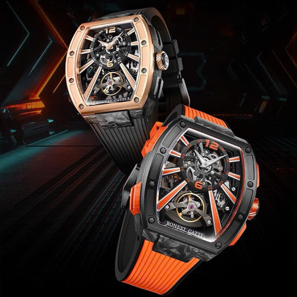 [Chính Hãng 100%] Đồng Hồ Nam Bonest Gatti BG9950 (9950) BG9005 Máy Cơ (Automatic) Kính Sapphiare Mặ