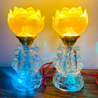 ([ SẴN 1) ĐÈN THỜ HOA SEN 20cm đủ mẫu ( Có bán lẻ)