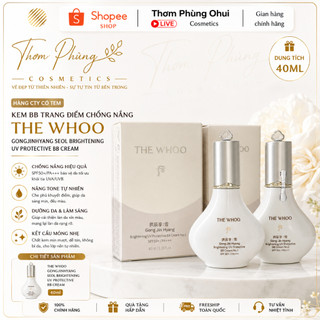 [ Xách tay nội địa ] Kem BB Trang Điểm Chống Nắng The Whoo Gongjinhyang Seol Brightening UV Protective BB Cream 40ml