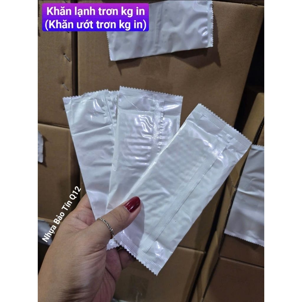 Combo 200 cái hoặc 500 cái khăn lạnh, khăn ướt cao cấp (Loại mỏng) có in hoặc không