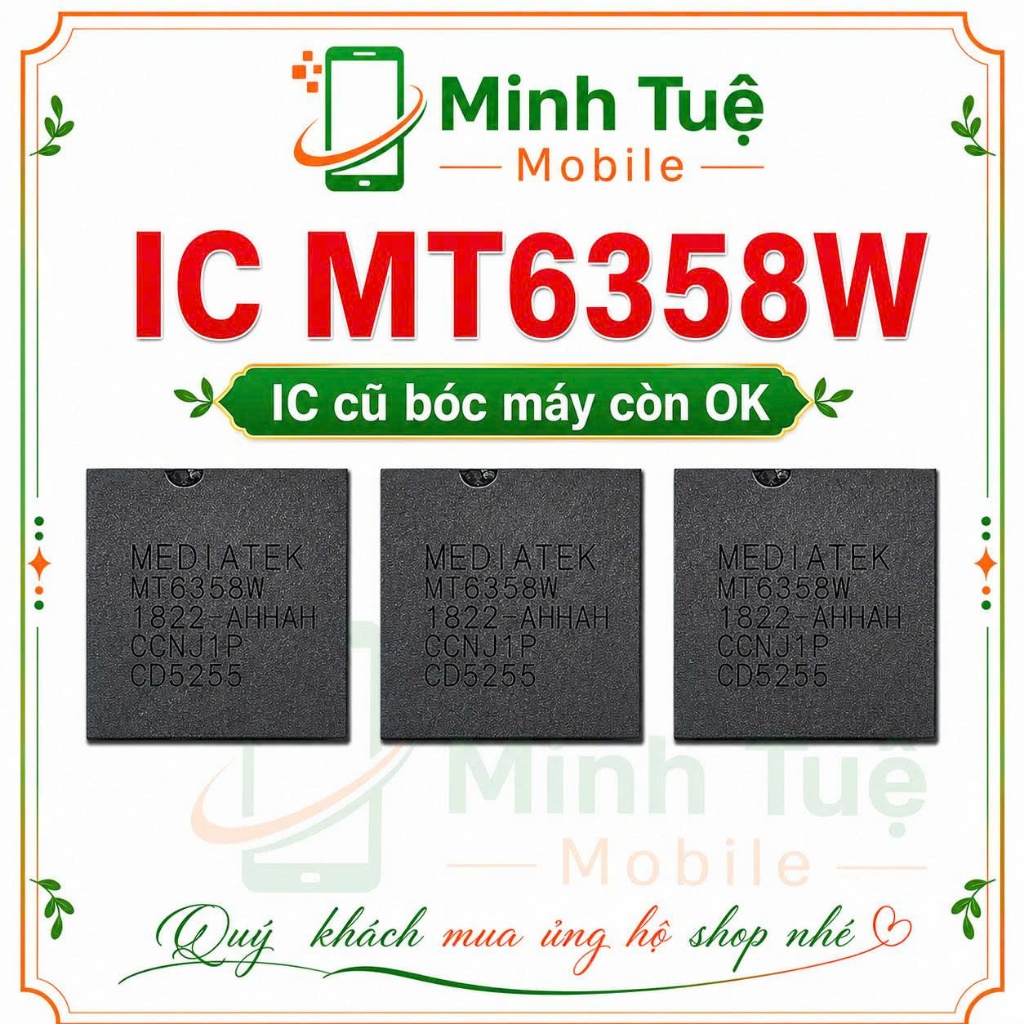 IC MT6358W ic cũ bóc máy còn ok