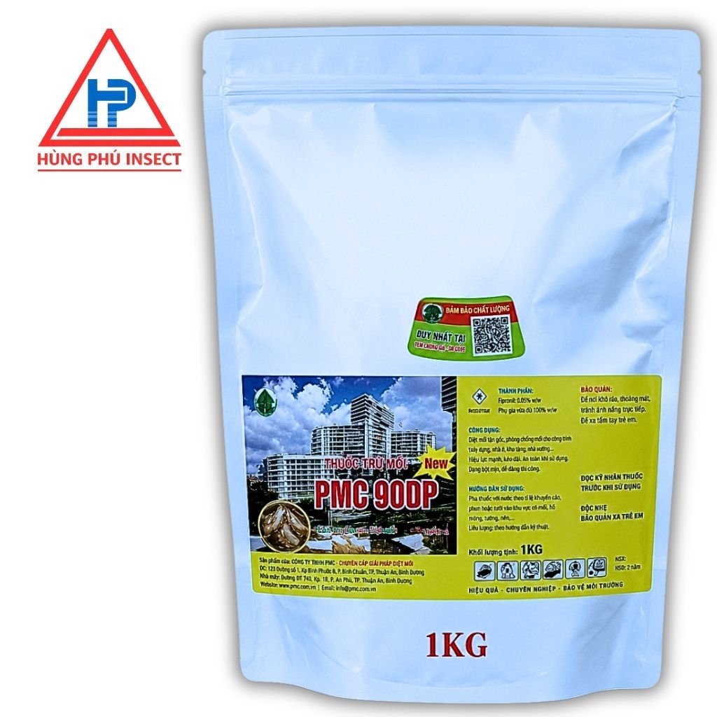 PMC 90DP 1KG Diệt Mối Tận Gốc – Lan Truyền Về Tổ, Diệt Sạch Cả Đàn, Thuốc Trừ Mối Sinh Học Chính Hãn