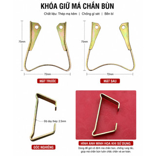 CHÂN CHỐNG DÀNH CHO MÁY CẮT CỎ – 2 LỖ MẶT NGANG & MẶT ĐỨNG