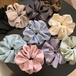 Cột tóc vải phi lụa siêu nhún 14cm - scrunchies
